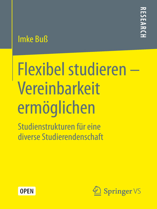 Title details for Flexibel studieren – Vereinbarkeit ermöglichen by Imke Buß - Available